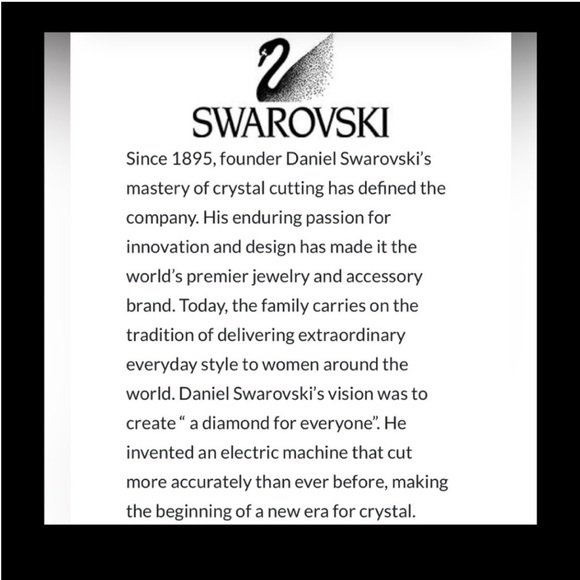 Swarovski Solitaire Stud Earrings | Square | Rhodium Plated | New | Swan Signed - Picture 7 of 9